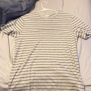 Gray striped shirt